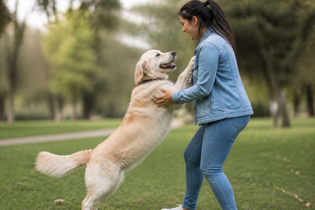 Comment gérer un chien qui saute pour dire bonjour ?