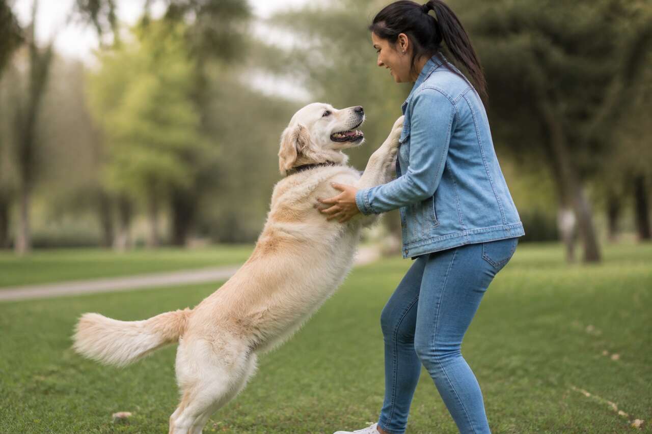 Comment gérer un chien qui saute pour dire bonjour ?