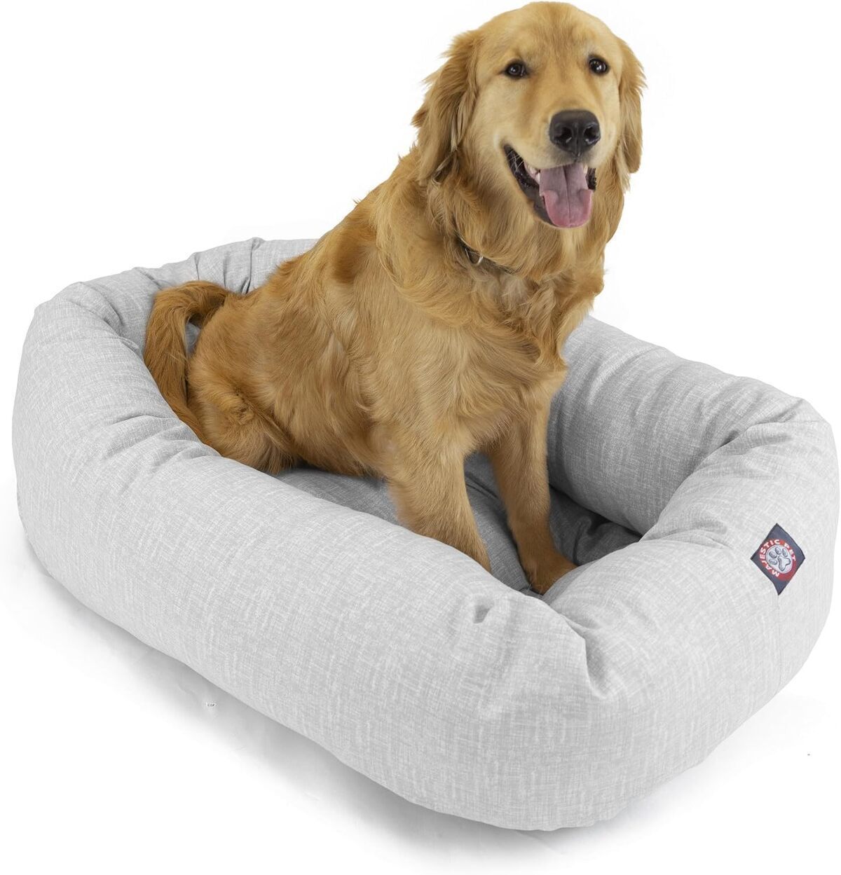 Test du lit rond apaisant Majestic Pet pour chien
