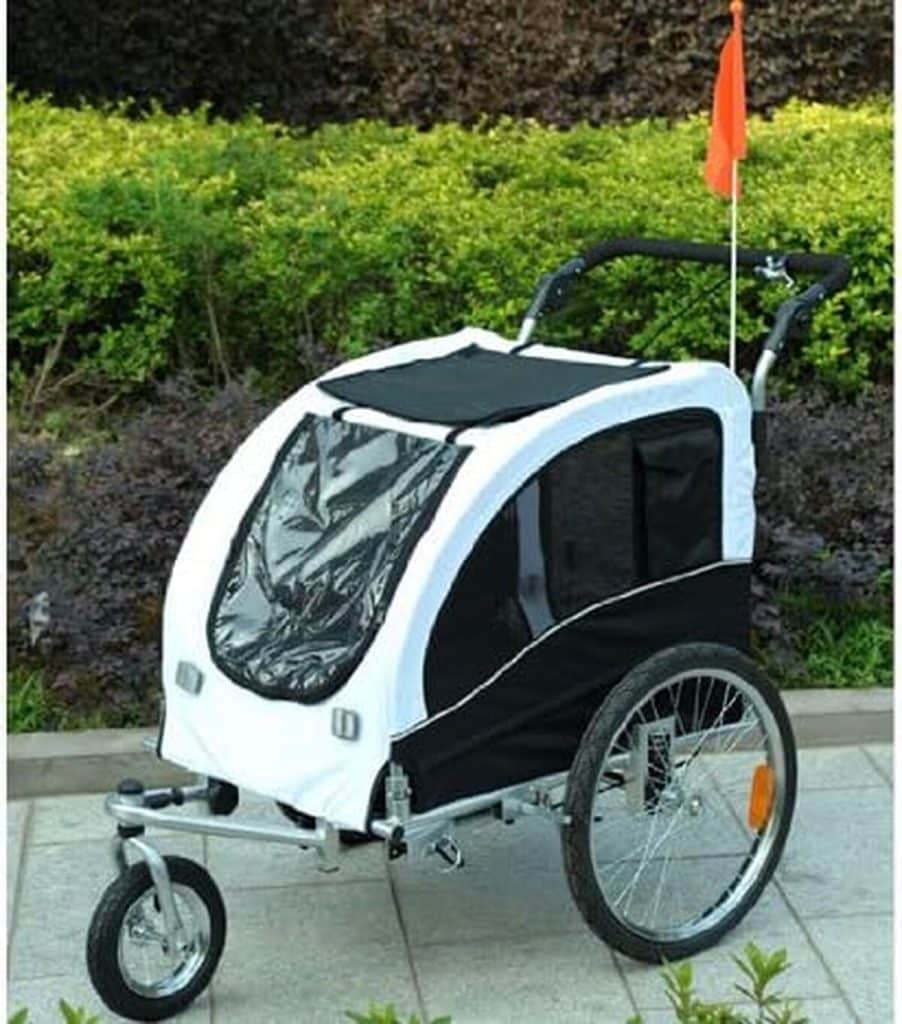 Test : remorque vélo pour chiens 360° pivotant et amortisseur
